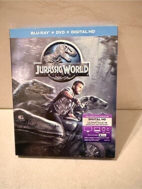 Jurassic World (Blu-ray + DVD + digital) w/slipcover … New